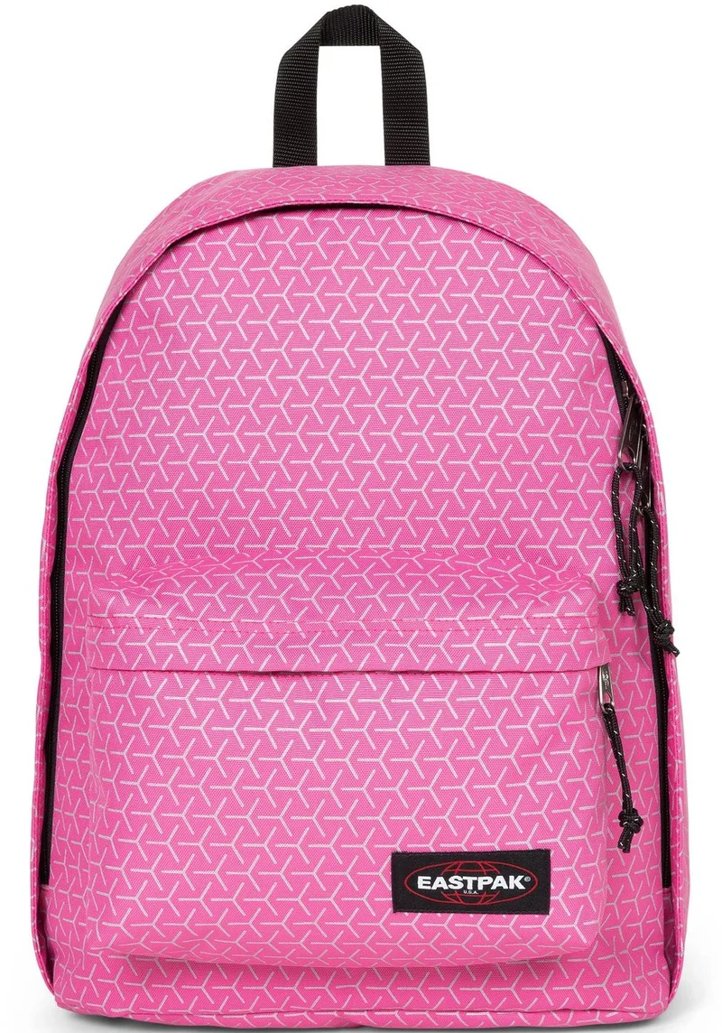 EASTPAK Out Of Office Medium Backpack With Laptop Protection - Refleks Metal Pink